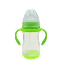 Load image into Gallery viewer, 240ml Baby Silicone Milk Feeding Bottle Mamadeira Vidro BPA Free Safe Infant Juice Water Feeding Bottle cup Glass Nursing Feede
