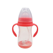 Load image into Gallery viewer, 240ml Baby Silicone Milk Feeding Bottle Mamadeira Vidro BPA Free Safe Infant Juice Water Feeding Bottle cup Glass Nursing Feede