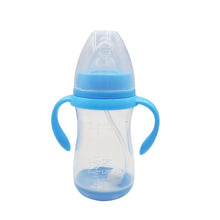 Load image into Gallery viewer, 240ml Baby Silicone Milk Feeding Bottle Mamadeira Vidro BPA Free Safe Infant Juice Water Feeding Bottle cup Glass Nursing Feede